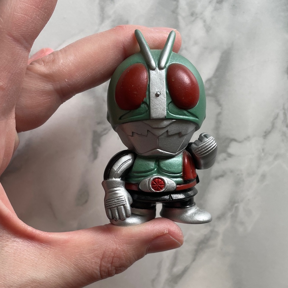 Vintage Bandai Kamen Rider - mini chibi SD 1987